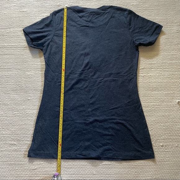 Next Level Apparel Blue Crew Neck T-Shirt Size M - Picture 5 of 5